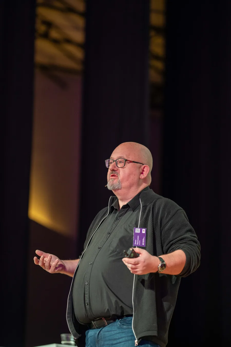 Steen Rasmussen speaking at CDOIQ Nordic Symposium